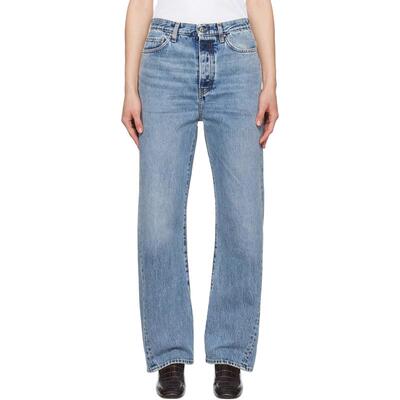 Totême 女士 牛仔长裤 蓝色 Twisted Seam Full-Length 牛仔裤