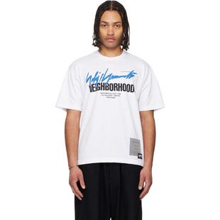 Yohji Yamamoto 山本耀司 男士 T恤 白色 Neighborhood 联名 SS-2