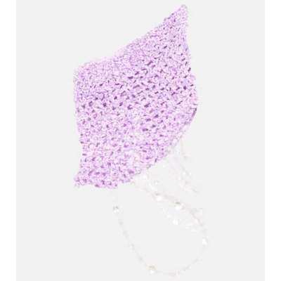 Susan Fang 女士 背心 钉珠钩花上衣