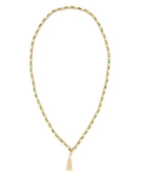 Alanui 女士 SS24 项链/吊坠 雙色綴飾鉤針項鍊