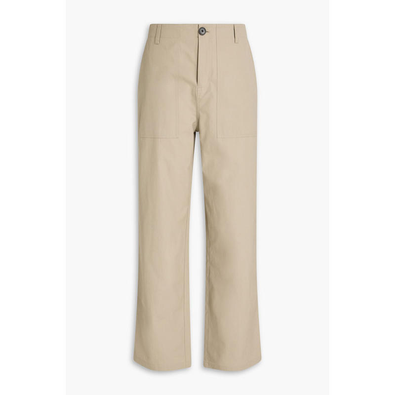 FRAME 男士 长裤 Traveler 拼缀棉质帆布长裤