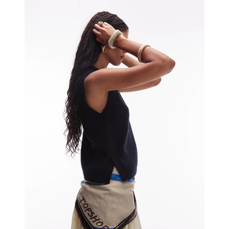 Other Stories 女士 T恤 Other Stories 羊毛混纺针织背心(蓝色)