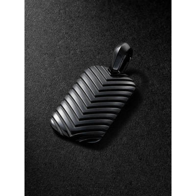 David Yurman 男士 项链/吊坠 V形钛合金吊坠项链/吊坠