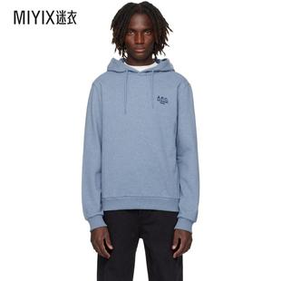 Standard 男款 迷衣时尚 A.P.C. 连帽衫 Rue 蓝色 Madame