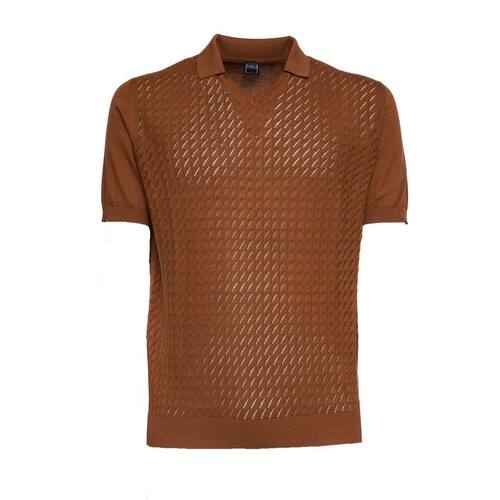 Fedeli 男士 SS26 POLO衫 Felipe Giza 纹理针织 Polo 衫