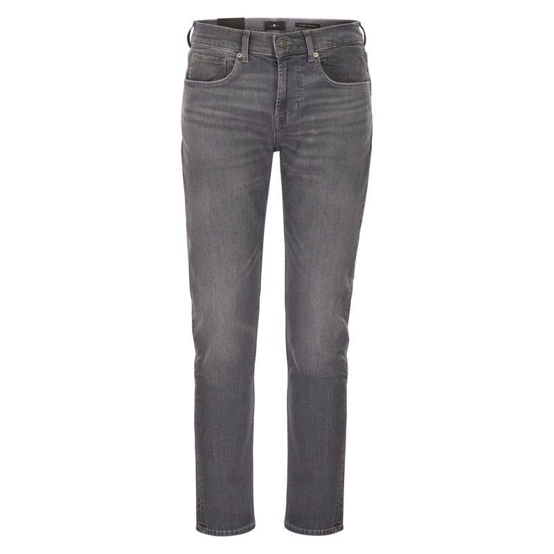 7 For All Mankind 男士 长裤 medium-waisted 修身锥形紧身裤