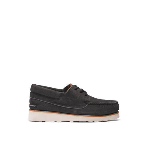 Timberland 添柏岚 男士 SS25 休闲皮鞋 VIBRAM 3孔坡跟绑带船鞋