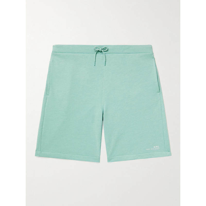 A.P.C. 男士 短裤 直筒棉针织抽绳短裤,男装,短裤,淘宝优惠券,粉丝福利购,淘宝优惠卷