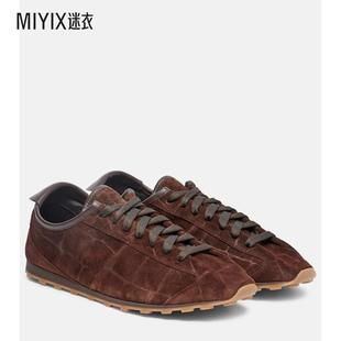 Jacquemus 女款网球鳄鱼纹绒面革运动鞋 迷衣时尚