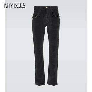 迷衣时尚 Undercover 长裤 男款 铆钉棉质灯芯绒修身