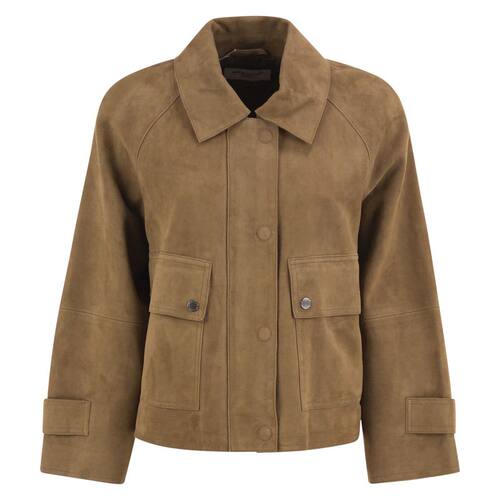 Weekend Max Mara 女士 FW26 夹克 WKDABITO 绒面革山羊皮