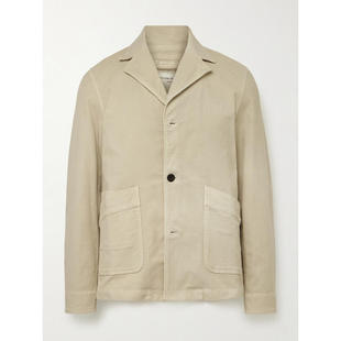 Générale Elio 男士 外套 件染棉质斜纹棉布夹克 西装 Officine