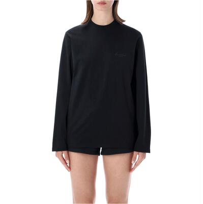 Essentials 女士 SS26 T恤 Fear Of God LS 基础款黑色经典款