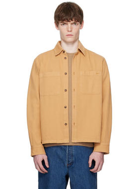 A.P.C. 男士 衬衫 黄色 Leon 夹克