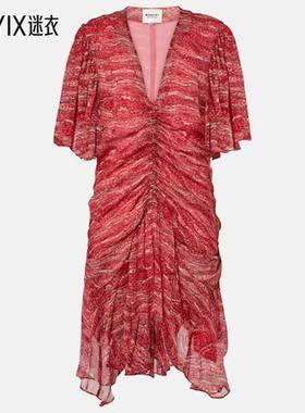 Isabel Marant Étoile 女款薇薇安雪纺迷你连衣裙 迷衣时尚