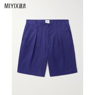 秋季 直筒褶裥棉质斜纹布短裤 新品 男款 迷衣时尚 WTAPS