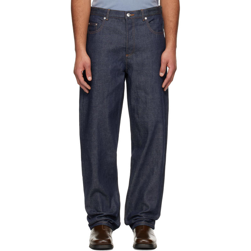 A.P.C. 男士 牛仔长裤 海军蓝 Fairfax 牛仔裤