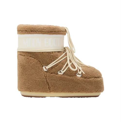 Moon Boot 月亮靴 女士 雪地靴 ICON LOW CAMEL FLEECE BOOTS