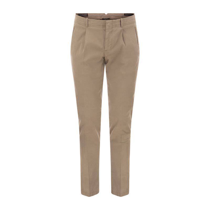 Peserico 男士 FW23 长裤 棉质真丝裤子