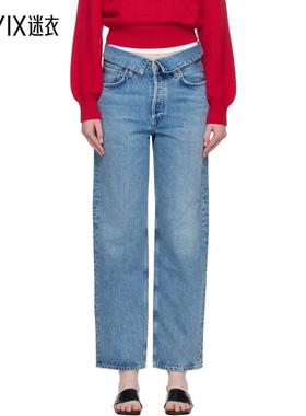 AGOLDE 女款蓝色 Echo Taper 牛仔裤 迷衣时尚