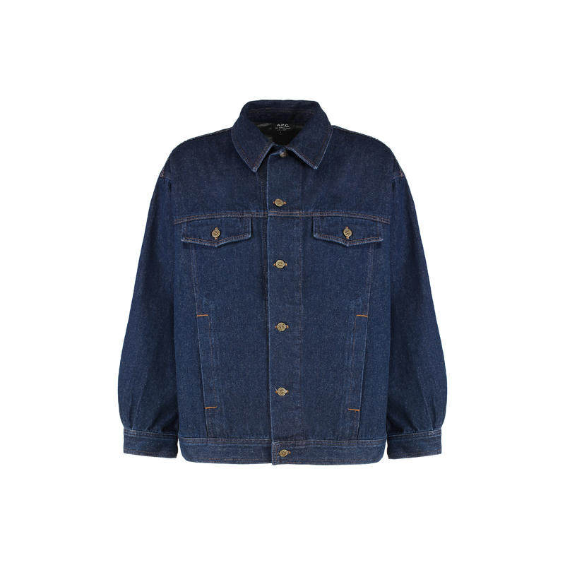 A.P.C. 男士 SS25 夹克 APC貓王紐扣牛仔夾克