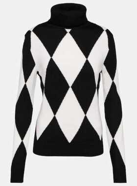 Perfect Moment 女士 滑雪服 Diamond wool turtleneck sweater