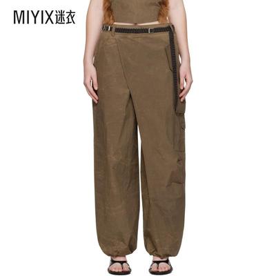 Andersson Bell 女款棕色裹身工装裤 迷衣时尚