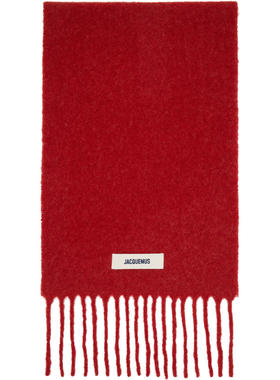 Jacquemus 女士 围巾 红色 The Carro 围巾