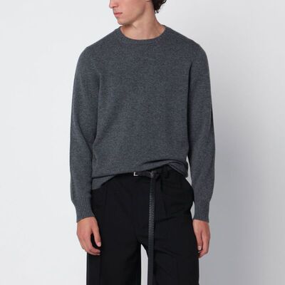 Drumohr 男士 FW26 毛衣 灰色圆领羊绒