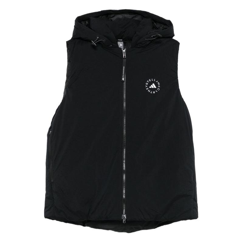 Adidas 女士 FW25 毛衣 By Stella McCartney 黑色毛线衫