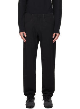 VEILANCE 男士 长裤 黑色 Voronoi Wool 长裤