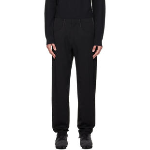 VEILANCE 男士 长裤 黑色 Voronoi Wool 长裤