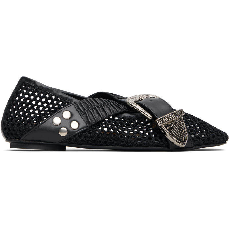 Toga 女士 芭蕾鞋 黑色 Mesh 芭蕾鞋