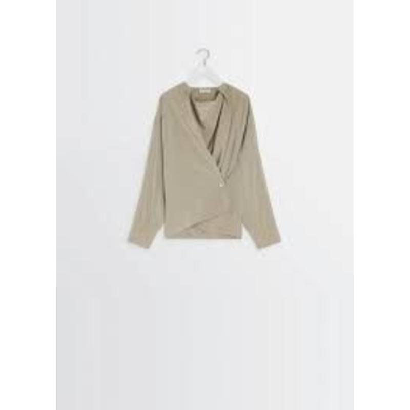 Lemaire 女士 FW25 衬衫 長袖扭結上衣