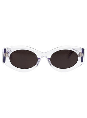 Alaïa 阿莱亚 女士 太阳镜 CRYSTAL-CRYSTAL-GREY 醋纤太阳眼镜