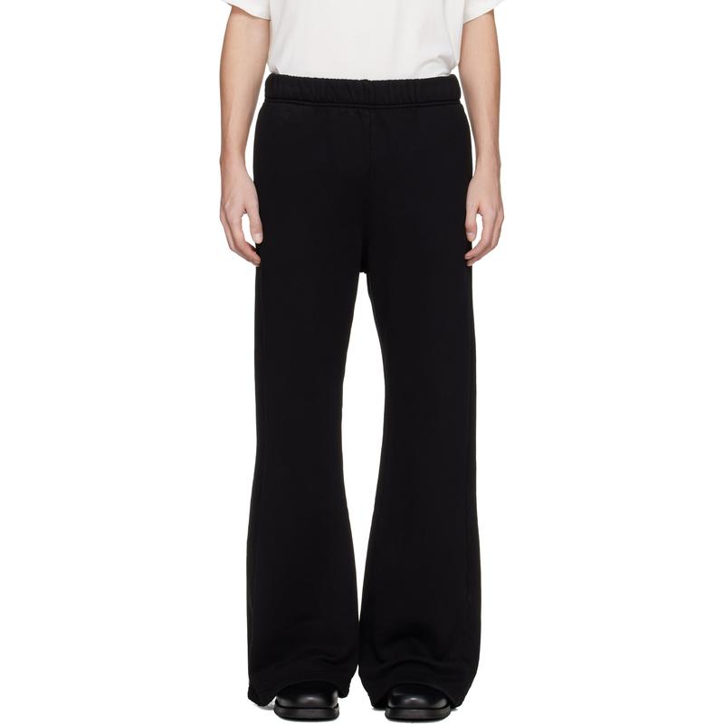 Les Tien 男士 运动长裤 黑色 Heavyweight Bell Bottom 运动裤