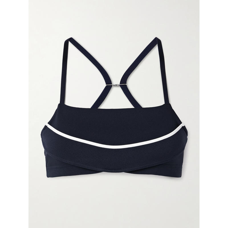 Nike 女士 FW24 运动上衣 + Jacquemus NRG 嵌花弹性针织运动文胸