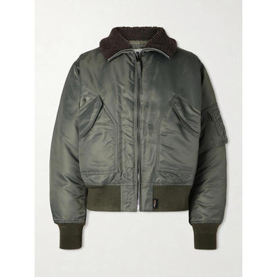 WTAPS 男士 SS26 夹克 Fleece-Trimmed 带里衬紧身