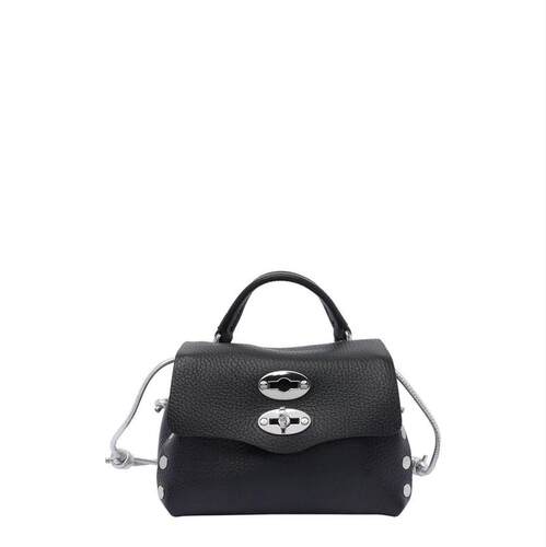 Zanellato 女士 FW26 托特包 Postina Superbaby 折叠顶部手提包