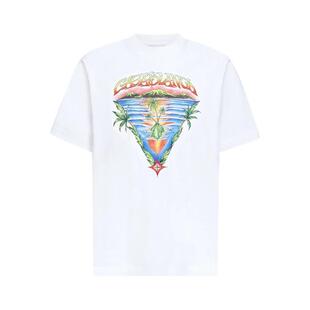 Casablanca 男士 SS26 T恤 卡萨布兰卡三角图案