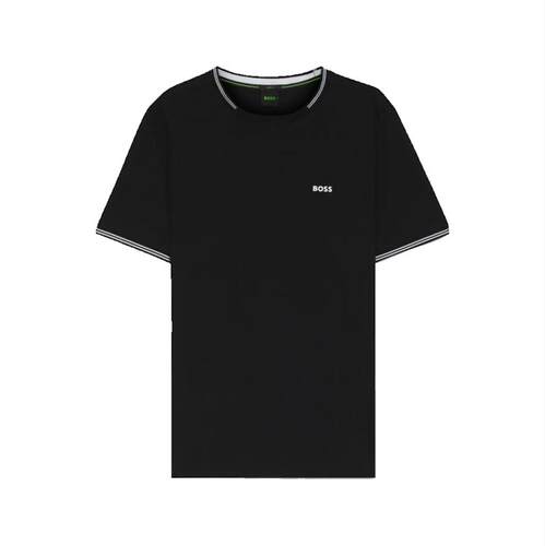Boss 博斯 男士 FW26 T恤 Cotton-piqué T-shirt