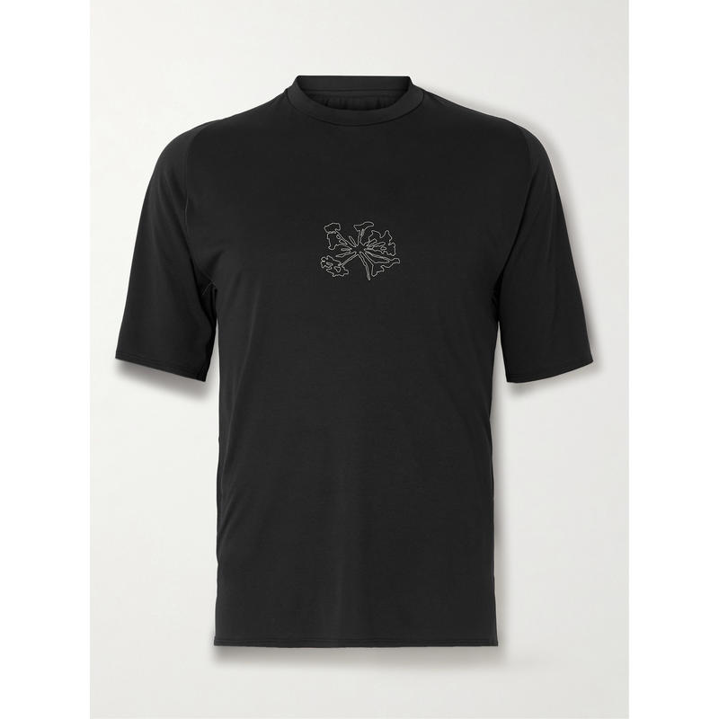 PORTAL 男士 T恤 Lateral Recycled-Jersey 耸肩徽标印花T恤