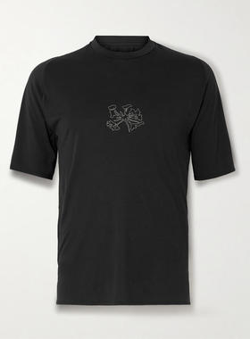 PORTAL 男士 T恤 Lateral Recycled-Jersey 耸肩徽标印花T恤