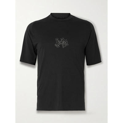 PORTAL 男士 T恤 Lateral Recycled-Jersey 耸肩徽标印花T恤