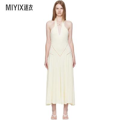 Paris Georgia 女款灰白色 Ken 连衣裙 迷衣时尚