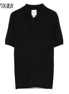 【秋冬新品】Calvin KleinCK 女款针织粘胶纤维Polo衫 迷衣时尚