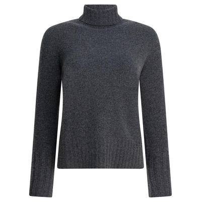 Drumohr 女士 FW25 上衣 烟灰色羊绒针织衫