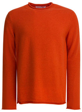 Comme des Garçons川久保玲 男士 秋冬新品 毛衣 橙色羊毛针织衫