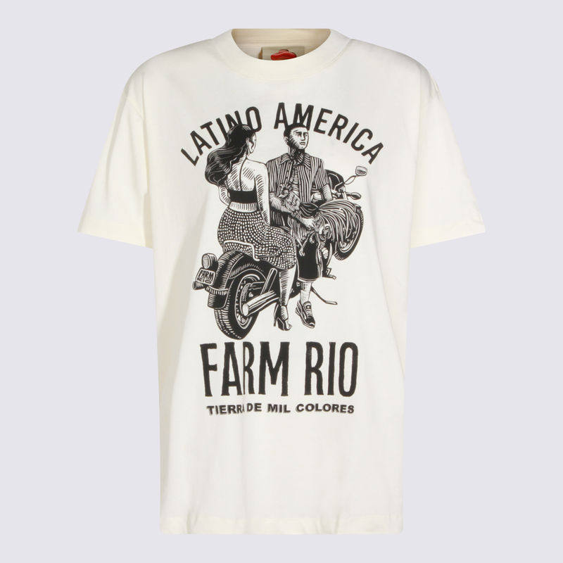 FARM Rio 女士 SS26 T恤 FARM and Polos 里约浅褐色