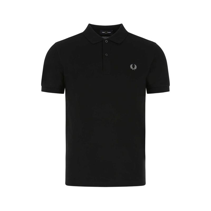 Fred Perry 弗莱德.派瑞 男士 FW26 POLO衫 黑色刺绣 Polo 衫图片